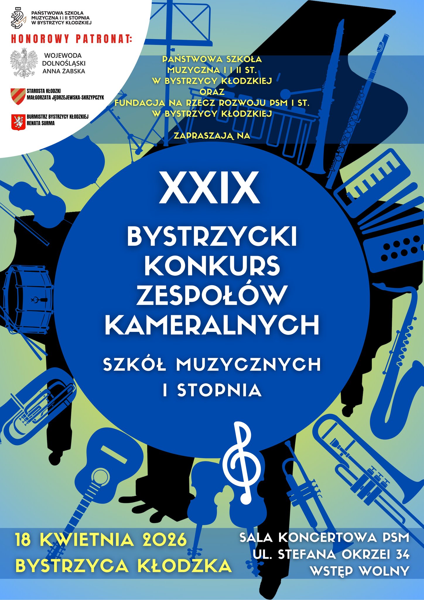 XXIX BYSTRZYCKI KONKURS ZESPOŁÓW KAMERALNYCH