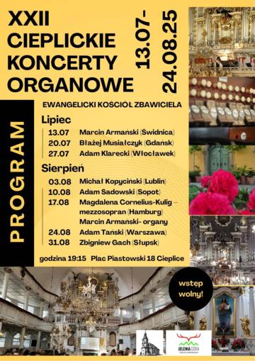 XXII Cieplickie Koncerty Organowe