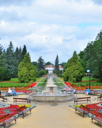 Fontanna na Parterach Hellwiga