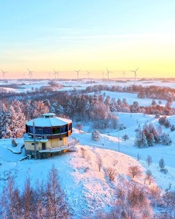 Kawiarnia Obrotowa na szczycie Pięknej Góry